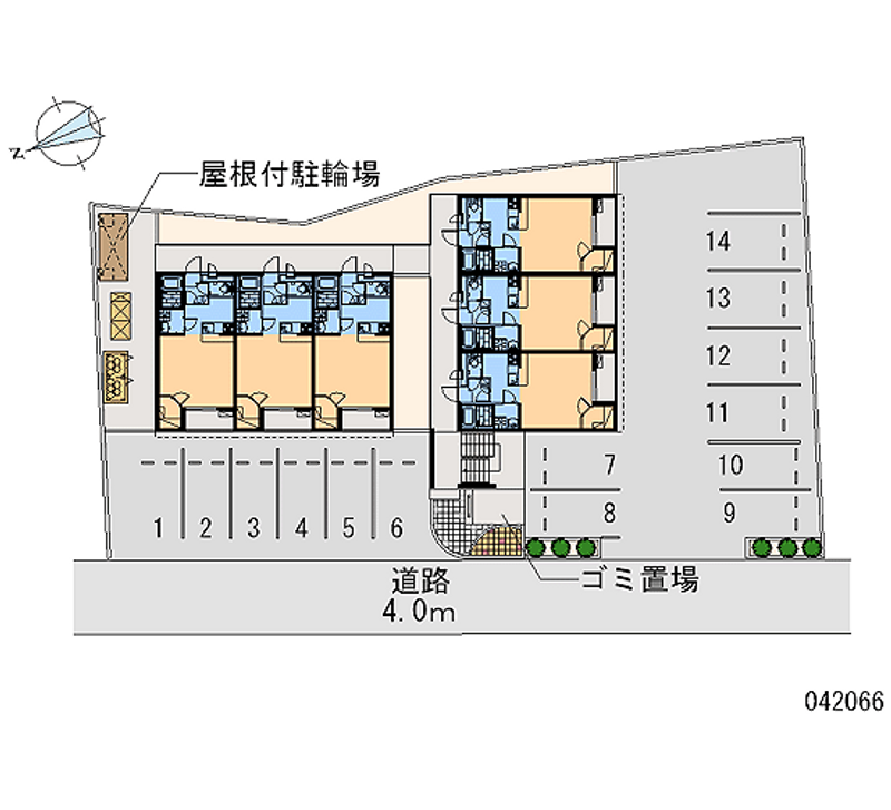 レオネクスト大安　二 区画図