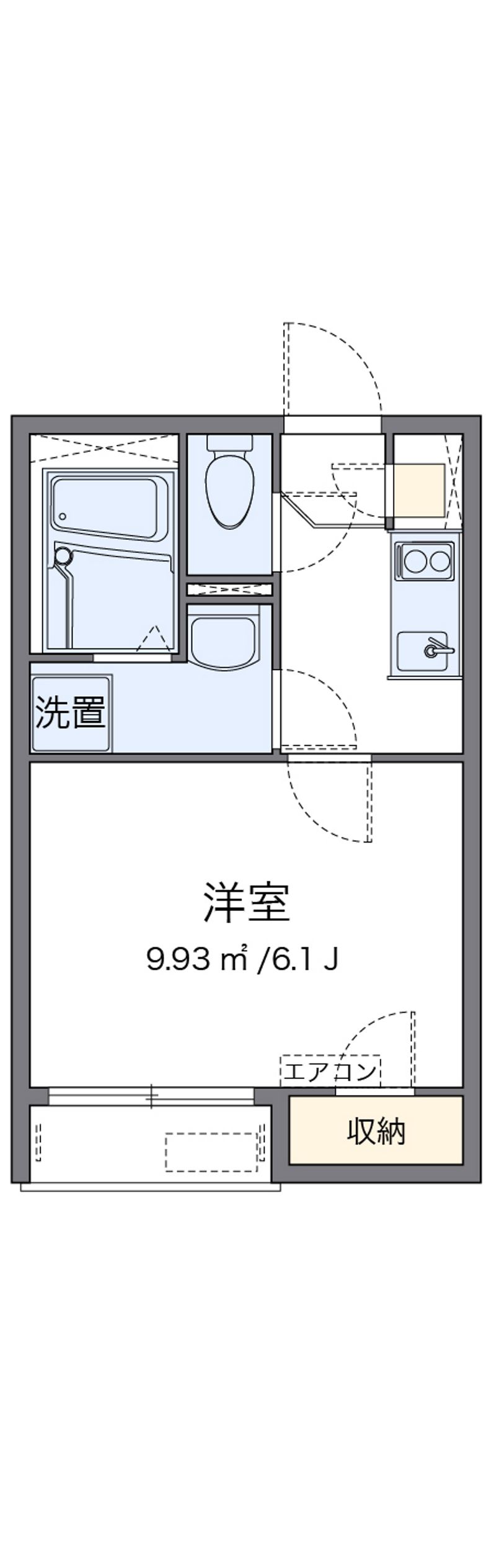 レオネクストメゾンドカレン 間取図