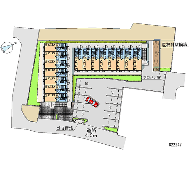 22247 Monthly parking lot