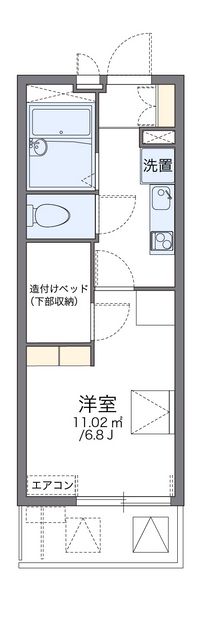 レオパレス萩崎 間取り図