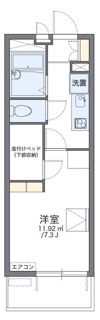 レオパレスイーストヒルズ 間取り図