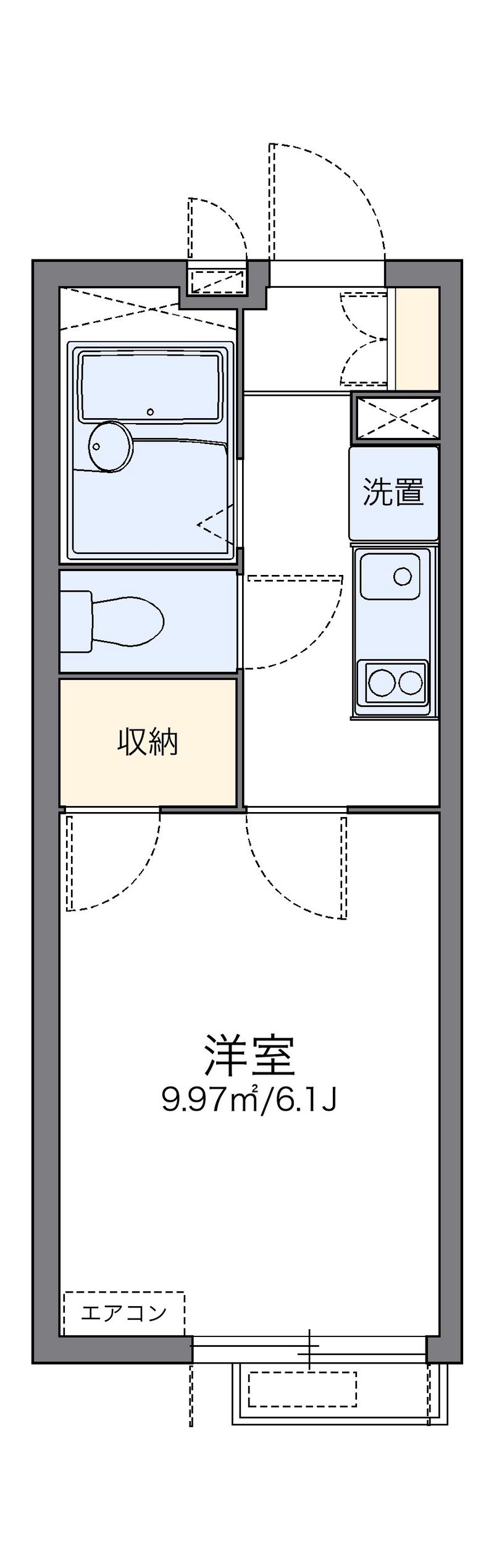 レオパレスＫＥＮ　Ⅲ 間取図