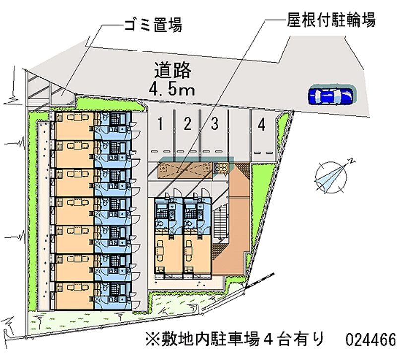 24466 Monthly parking lot