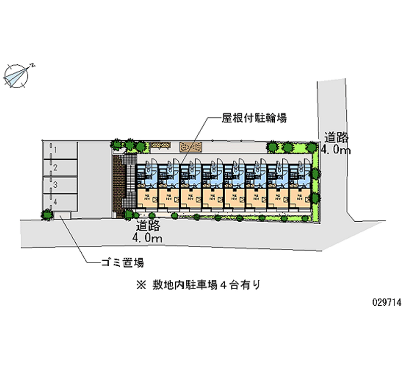 レオパレス宮久保 月極駐車場