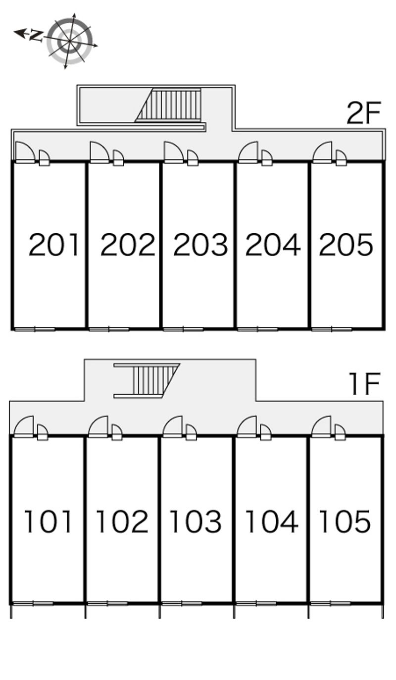 レオパレスＹ・Ｋ 間取配置図