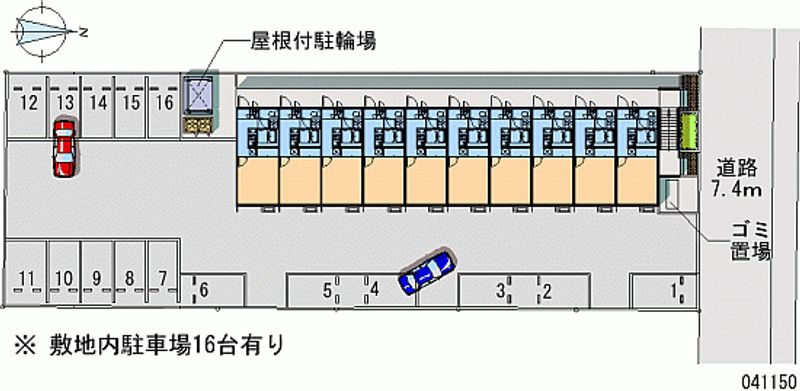 41150 Monthly parking lot