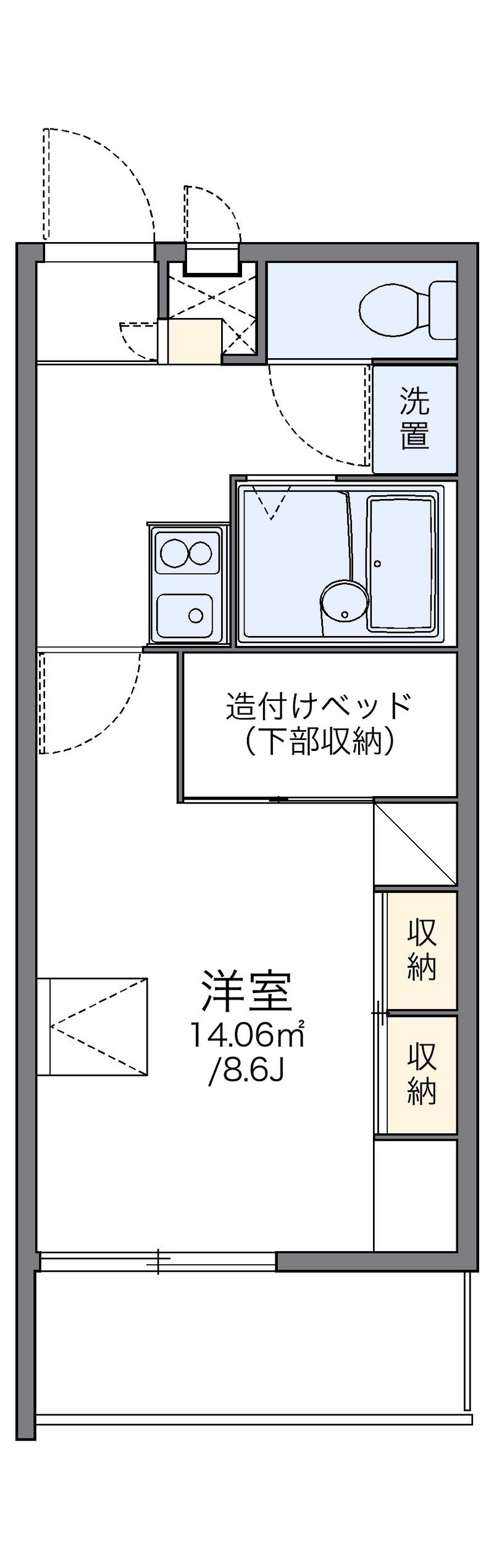 leopalace Claire Katsuga 평면도