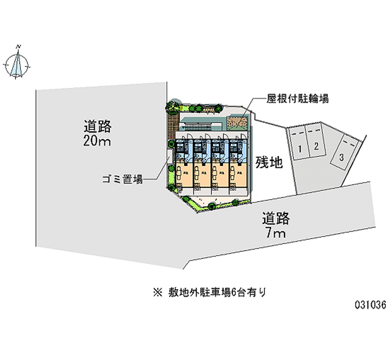 レオパレスノジマ 月極駐車場