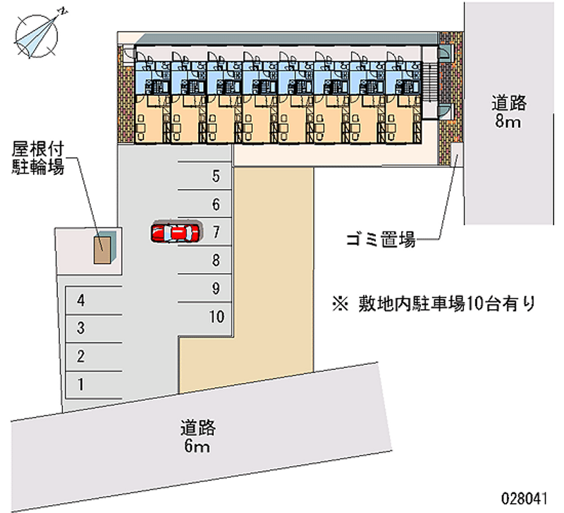 28041 Monthly parking lot