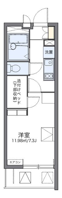 レオパレスエスポワールＫ＆Ｙ 間取り図