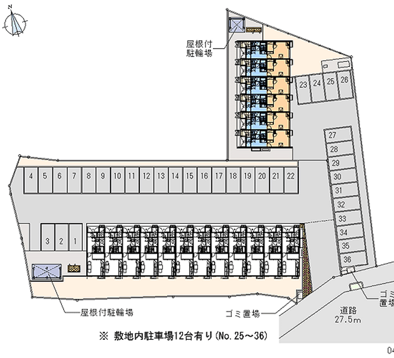 42844 Monthly parking lot