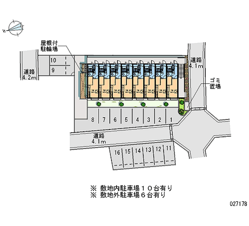 27178月租停車場