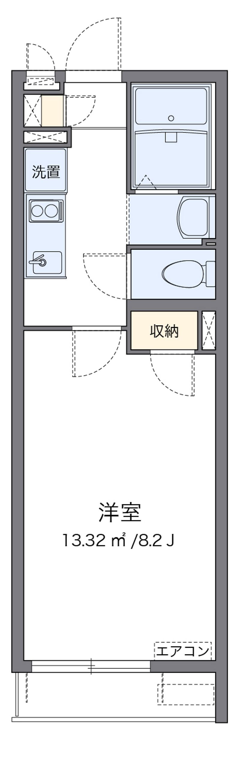 クレイノペルレシュロス　Ⅹ 間取図