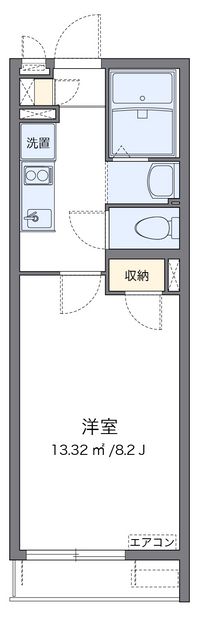 クレイノペルレシュロス　Ⅹ 間取り図