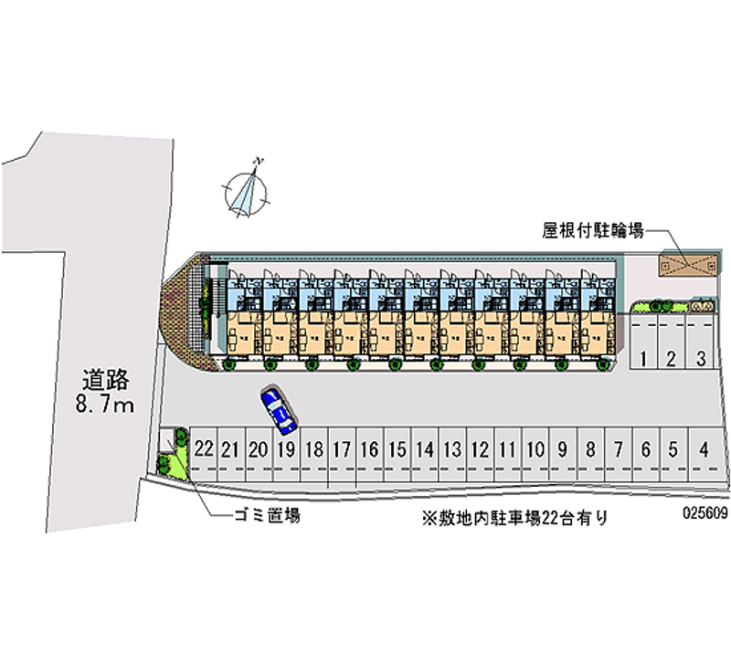 25609 Monthly parking lot