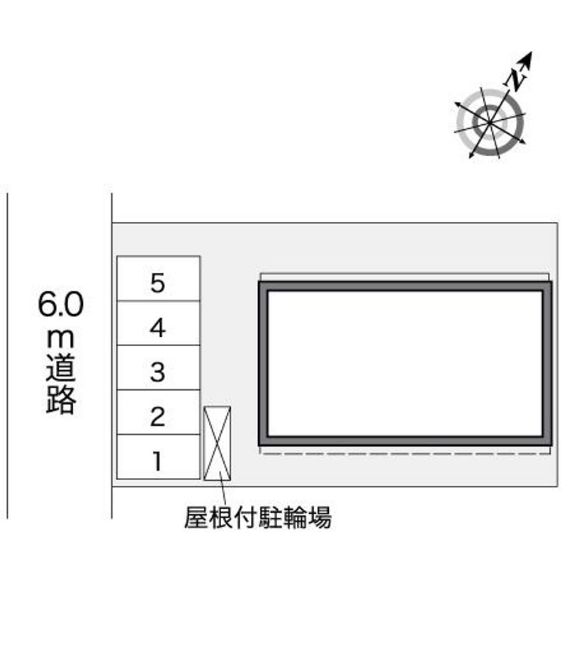 レオパレス住吉 配置図