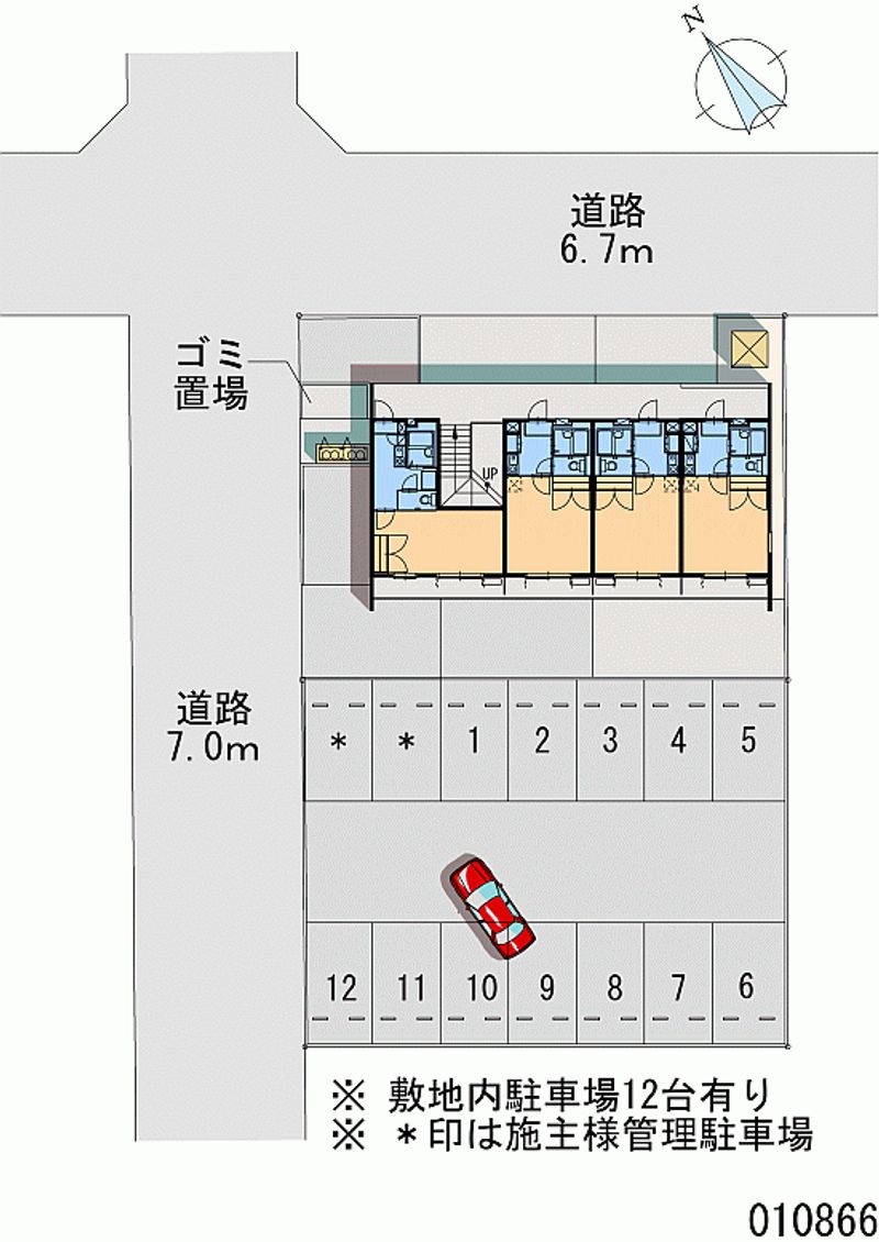 10866 Monthly parking lot