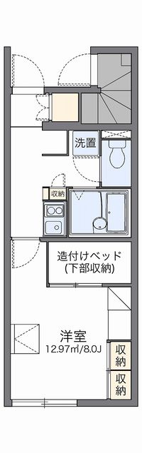 レオパレスヴェルデ 間取り図