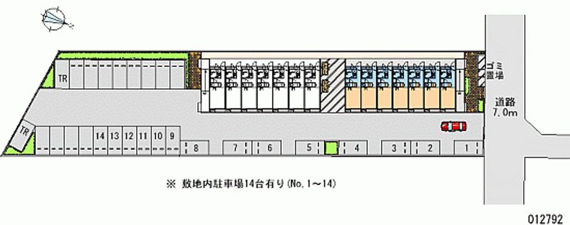 12792月租停车场