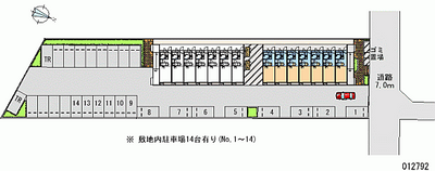 12792 Monthly parking lot