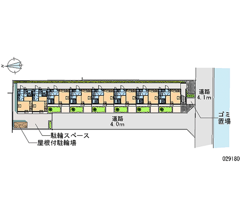 レオパレスアローハイム 区画図