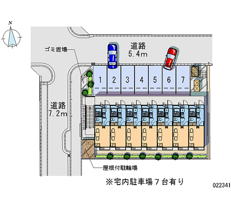 22341 Monthly parking lot