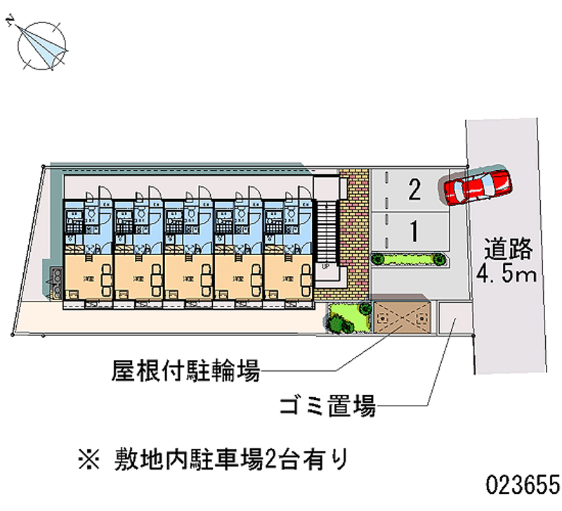 レオパレスツェーンブルグ 区画図