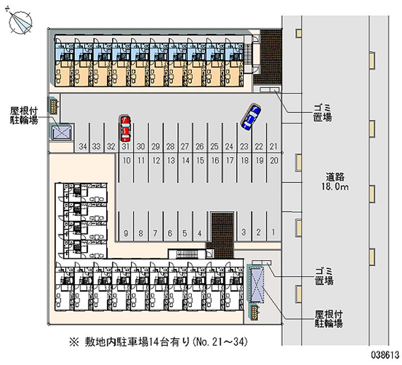 38613 bãi đậu xe hàng tháng