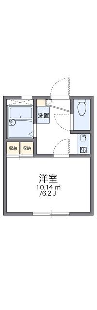 レオパレス千草園 間取り図