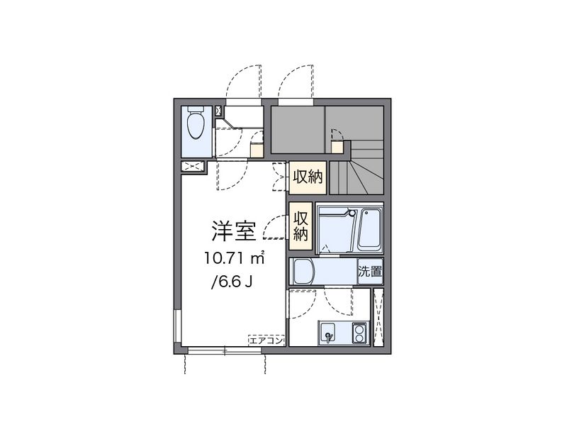 クレイノＨＩＲＯ７２ 間取り
