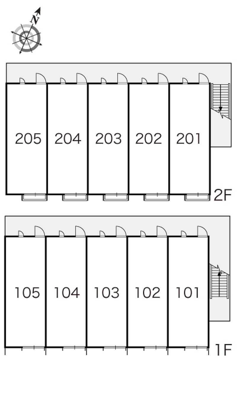 レオパレスＫＩＴＡＤＡ 間取配置図