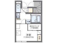 レオパレスコーポシャングリラ 間取り図