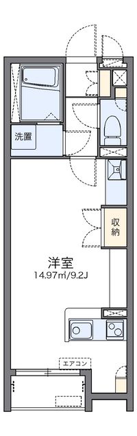 レオネクストニューキッショー 間取り図