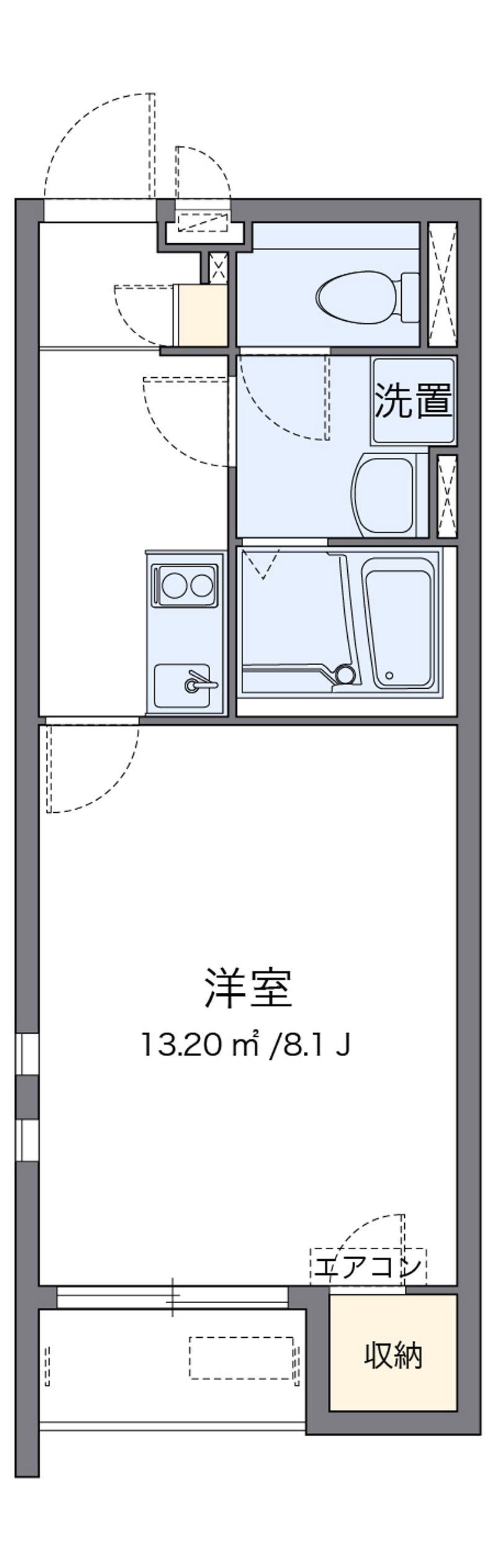 クレイノはなかつみⅡ 間取図