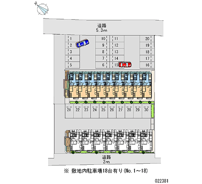 22381月租停車場