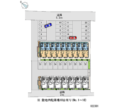 22381 Monthly parking lot