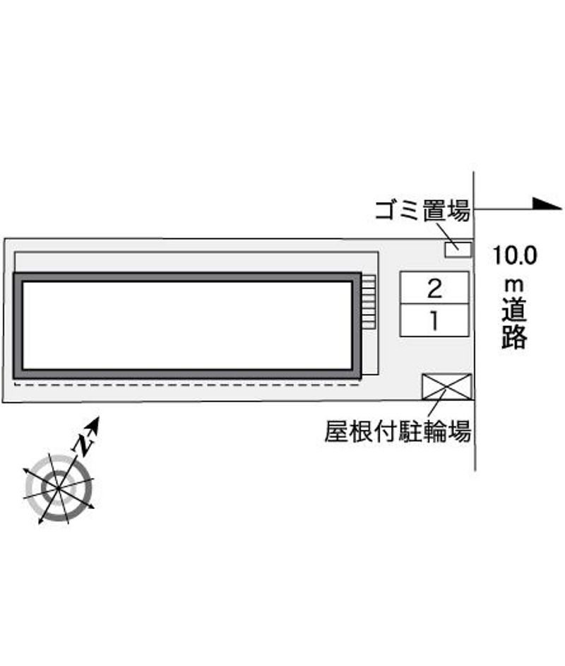 レオパレスＭｉｓｅ 配置図