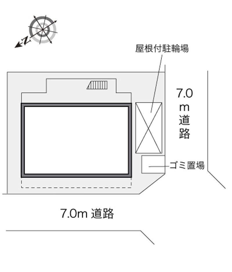 レオパレスメルベーユ 配置図