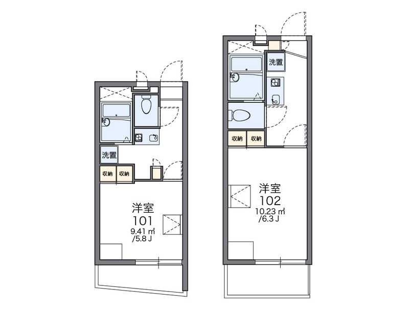 レオパレス藏田 間取図