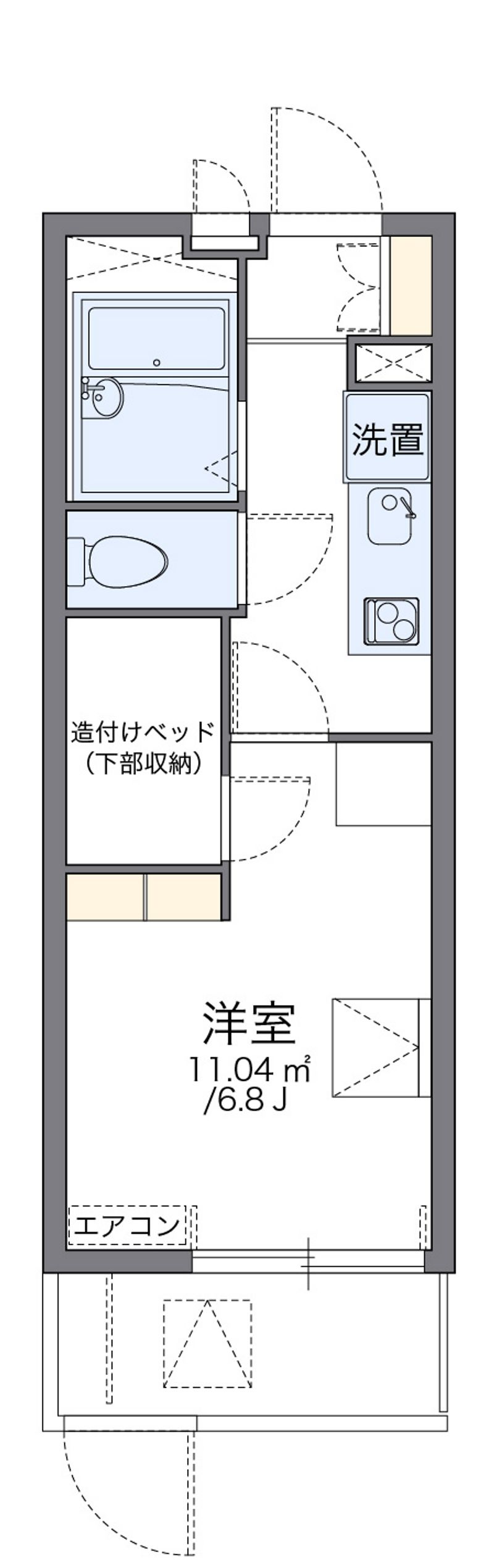 leopalace WING Nishiyodo 户型图