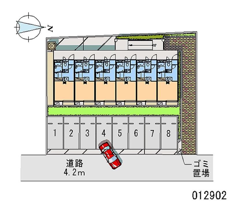 12902 bãi đậu xe hàng tháng