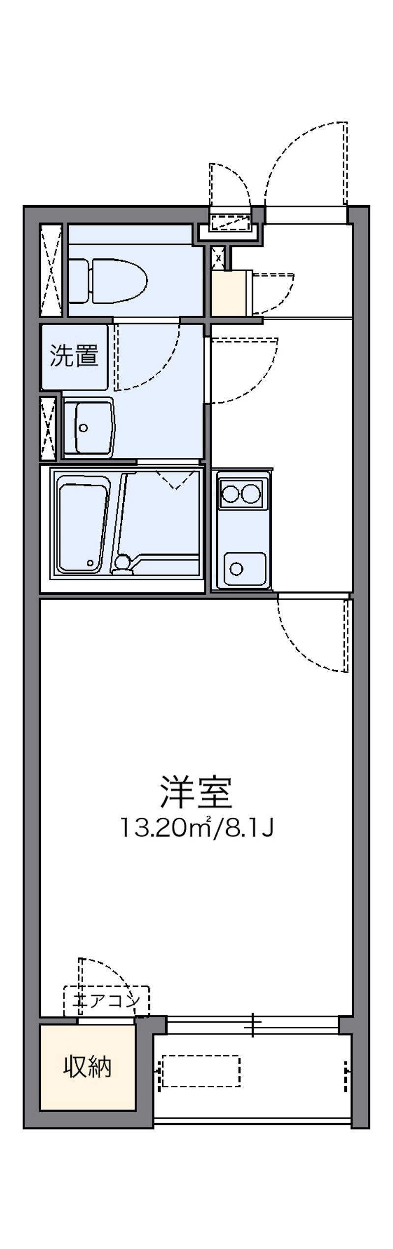 レオネクストなつみⅡ 間取図