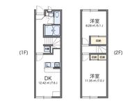 レオパレス半田東Ｂ 間取り図