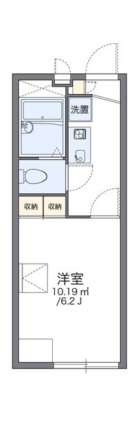 レオパレス片山ミオ 間取り図