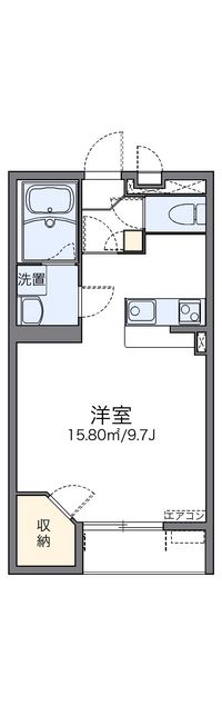 レオネクストリバティＮⅡ 間取り図