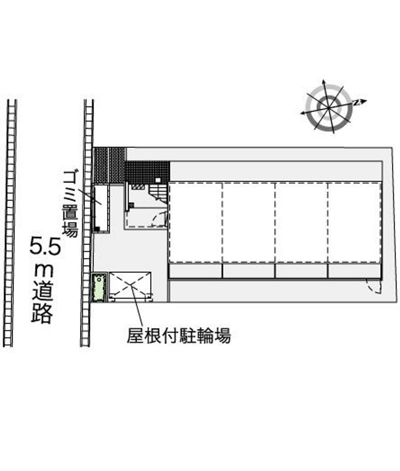 レオパレスセントラルウイング 配置図