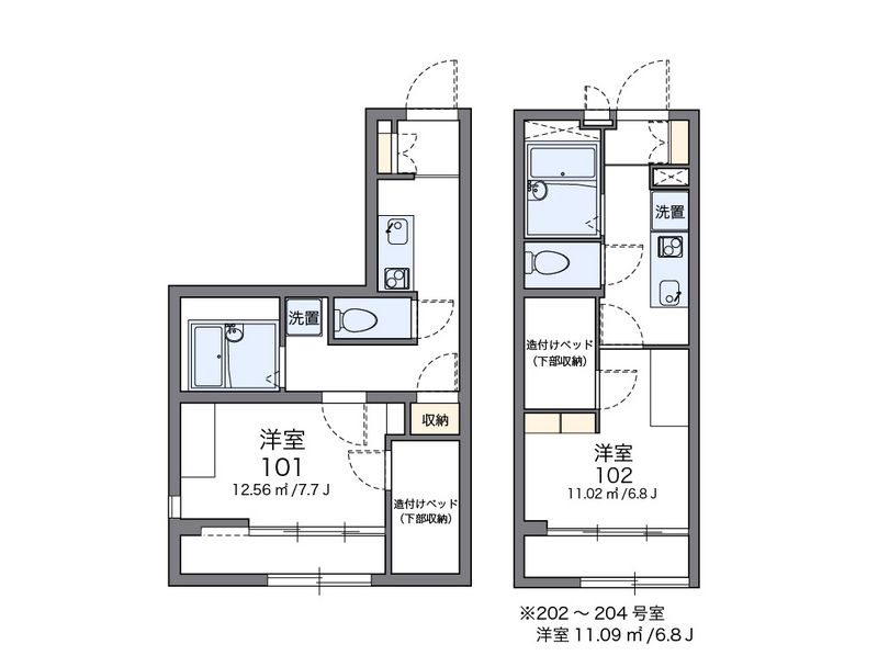 レオパレスＴＡＣＡＫＯ 間取図