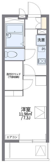 レオパレススターブライト 間取り図