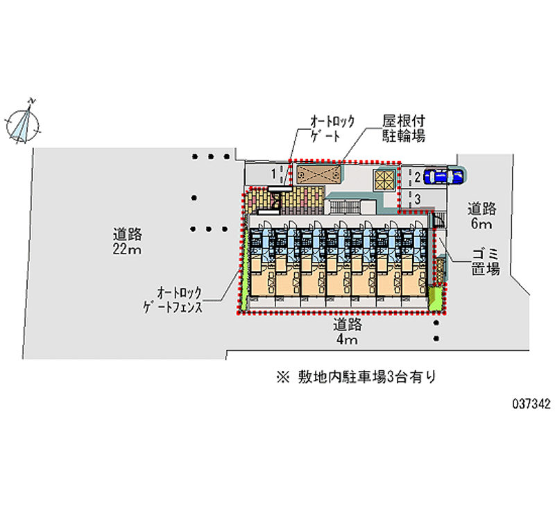 レオパレスゴールデン　ゴンタ 月極駐車場