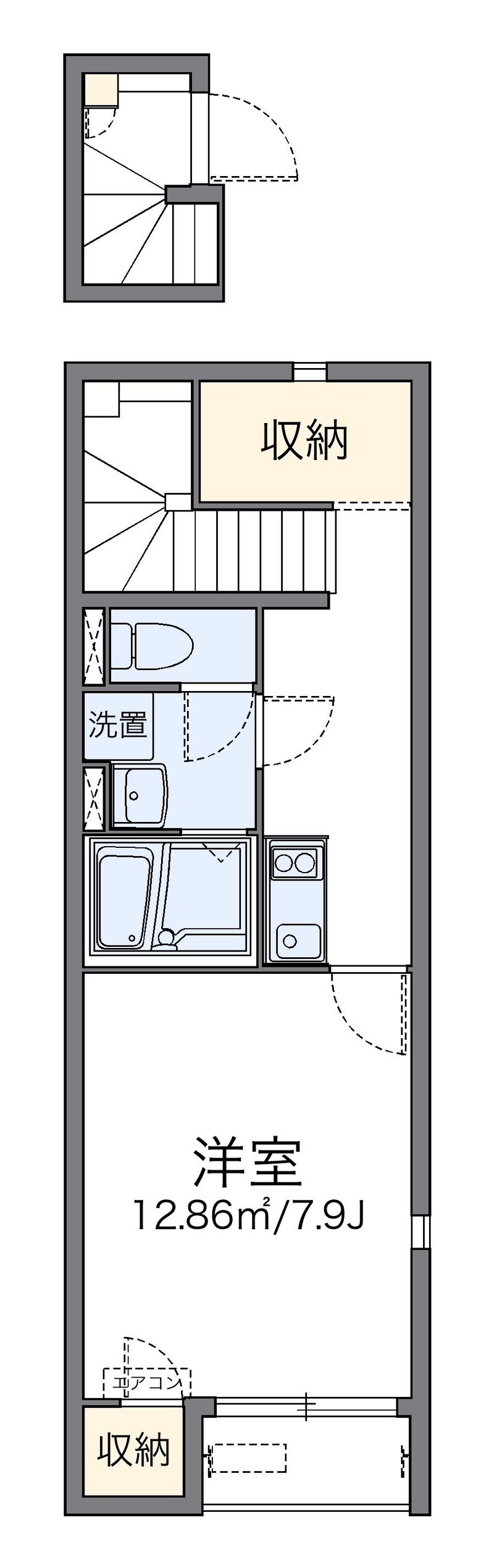 レオネクストＭｏｒｉｙａｍａ 間取図